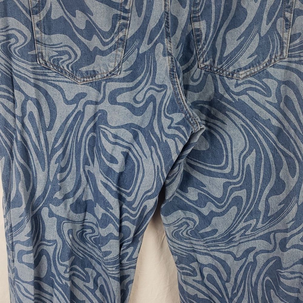 Divided H&M Women's 10 Swirl Blue Jeans - Picture 11 of 15
